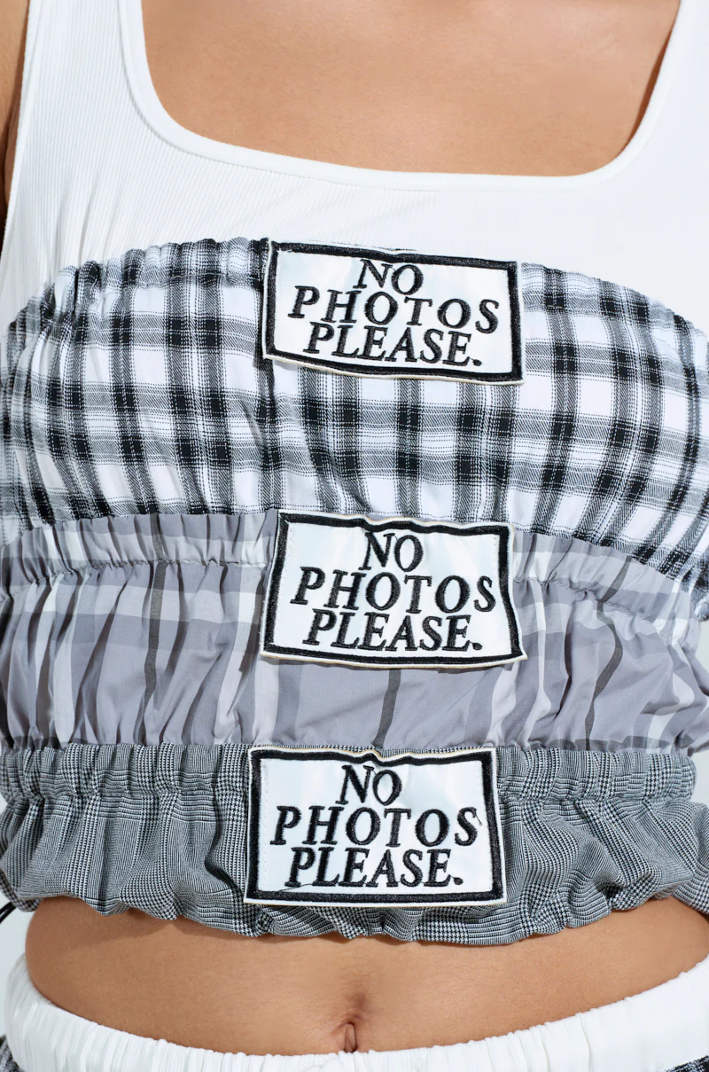 NO PHOTOS PLEASE PATCHED TANK - Image 8
