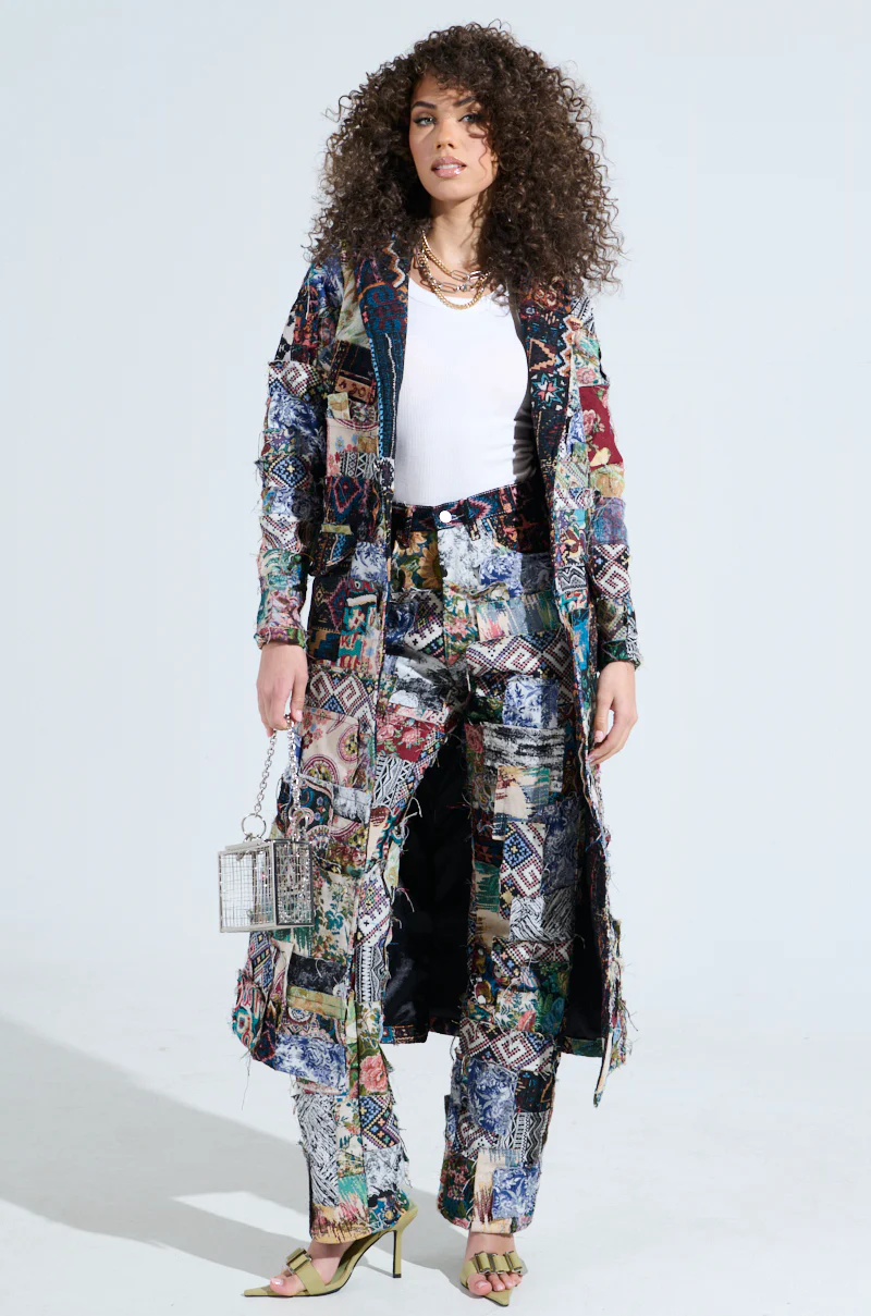 ODESSA PATCHWORK TRENCH - Image 3