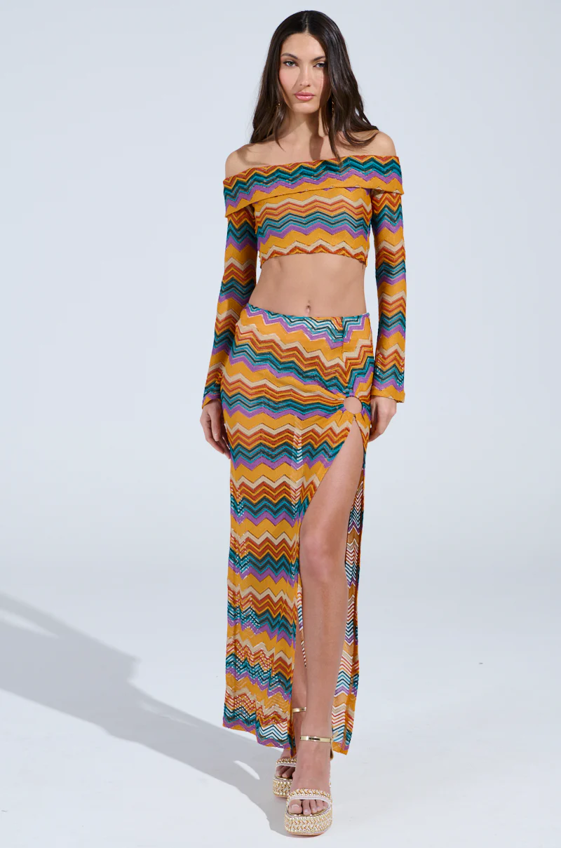OH SO ZIGGY CROCHET MAXI SKIRT - Image 6