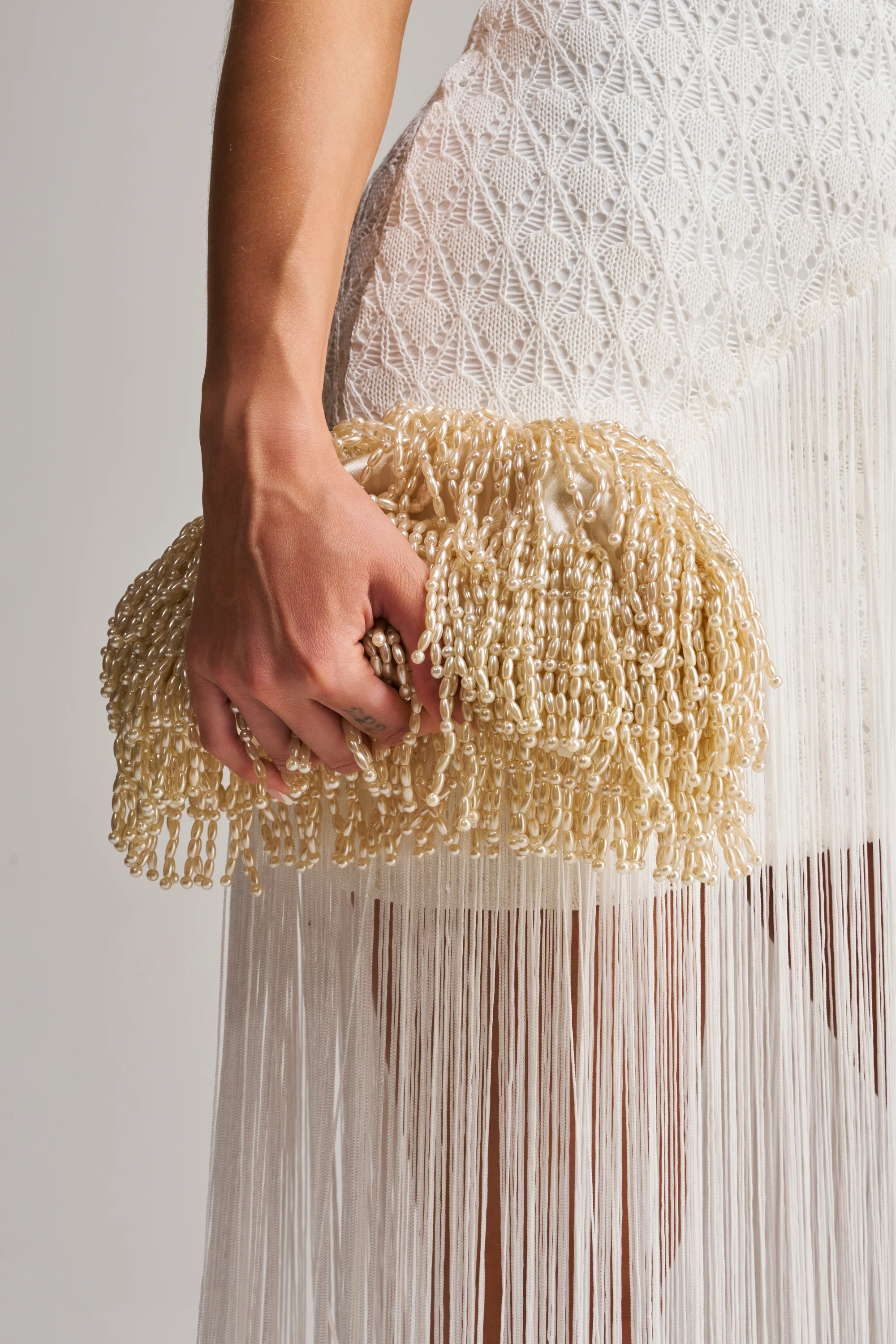 ON AN ISLAND PEARL CLUTCH