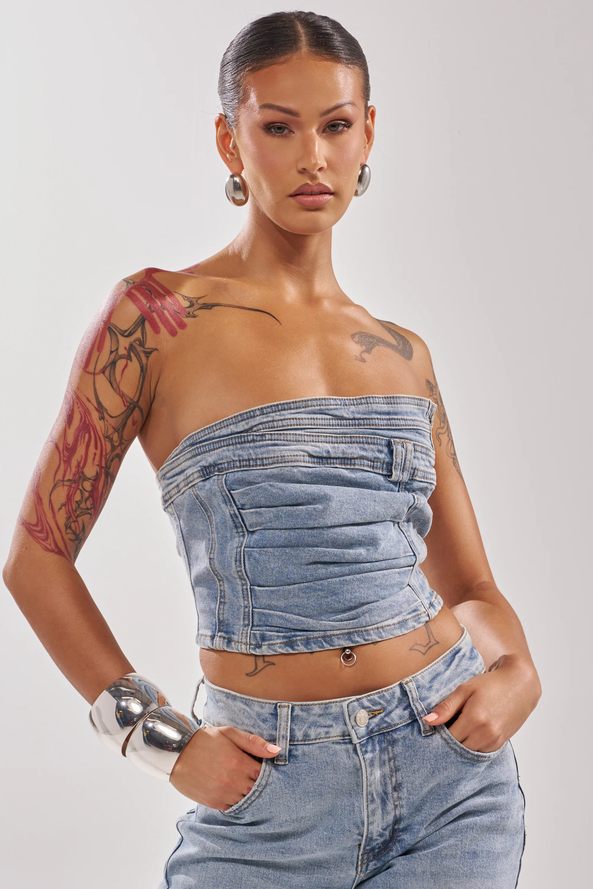 ON YOUR MIND DENIM CORSET - Image 3