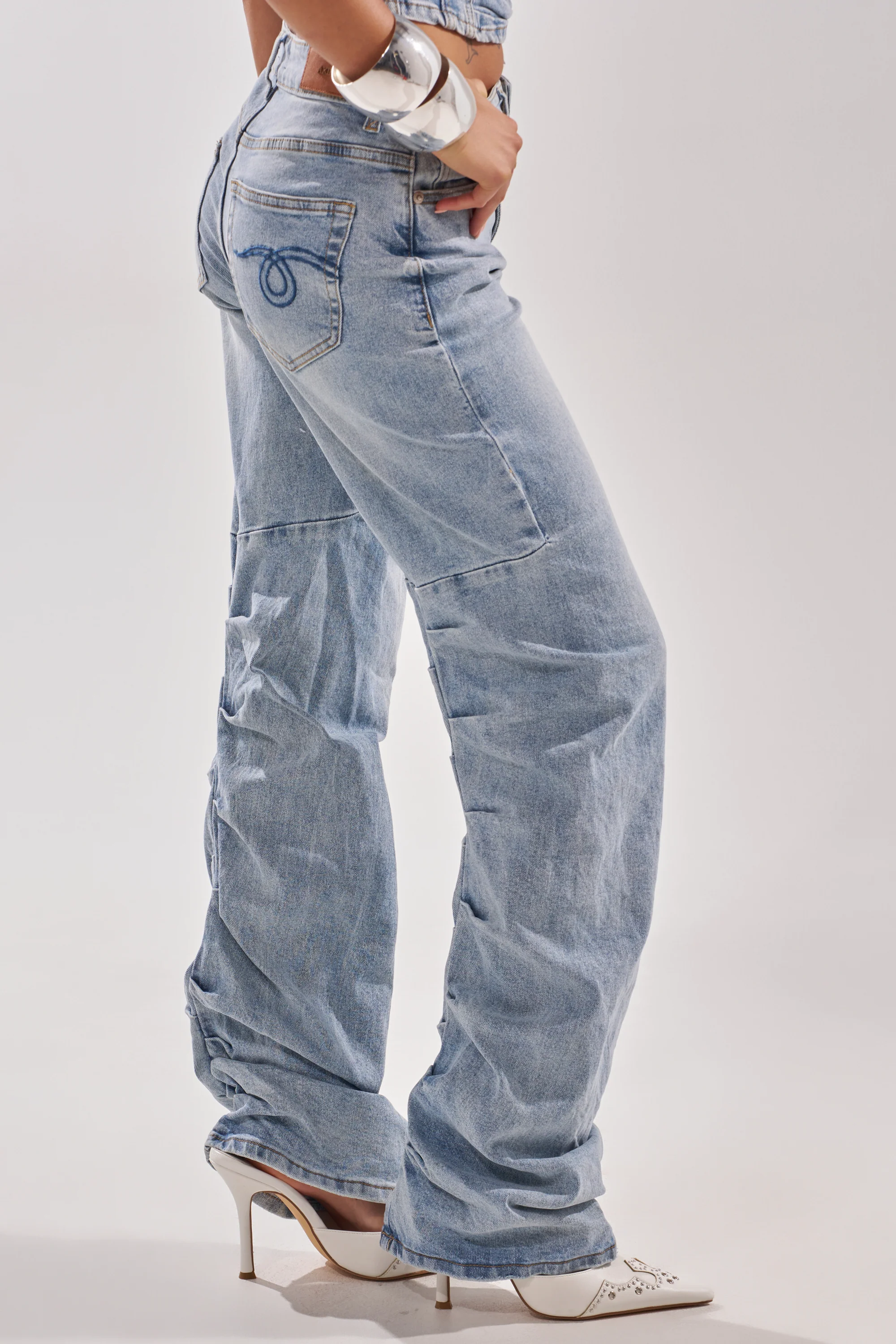 ON YOUR MIND STACKED DENIM - Image 6