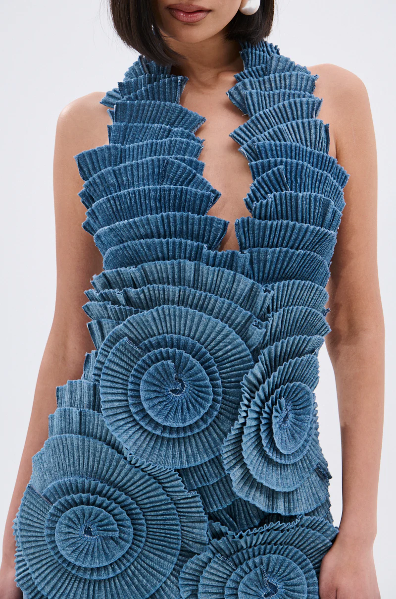 ONE OF ONE DENIM MINI DRESS - Image 7
