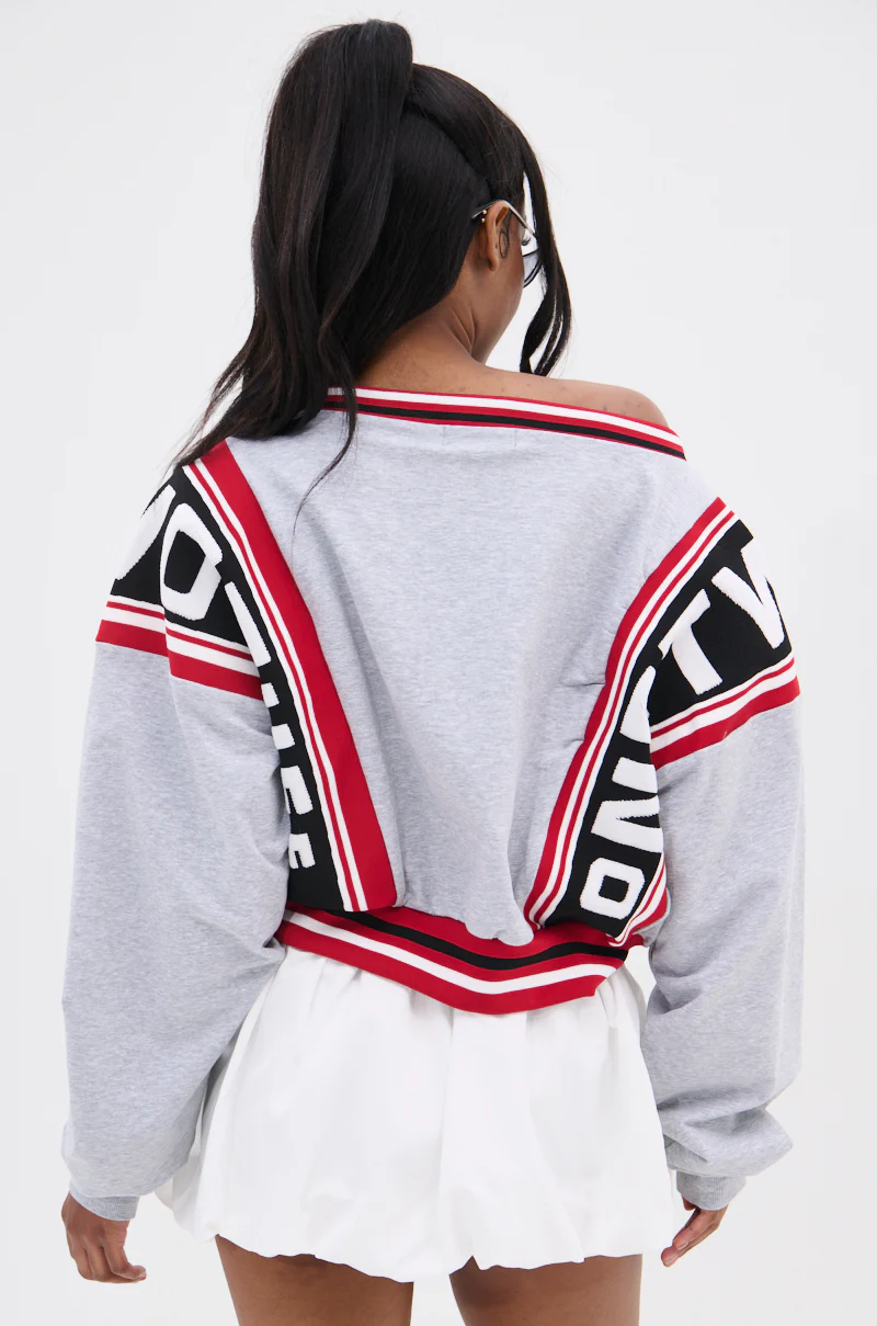 ONE TIME ONLY CROPPED SWEATSHIRT - Image 6