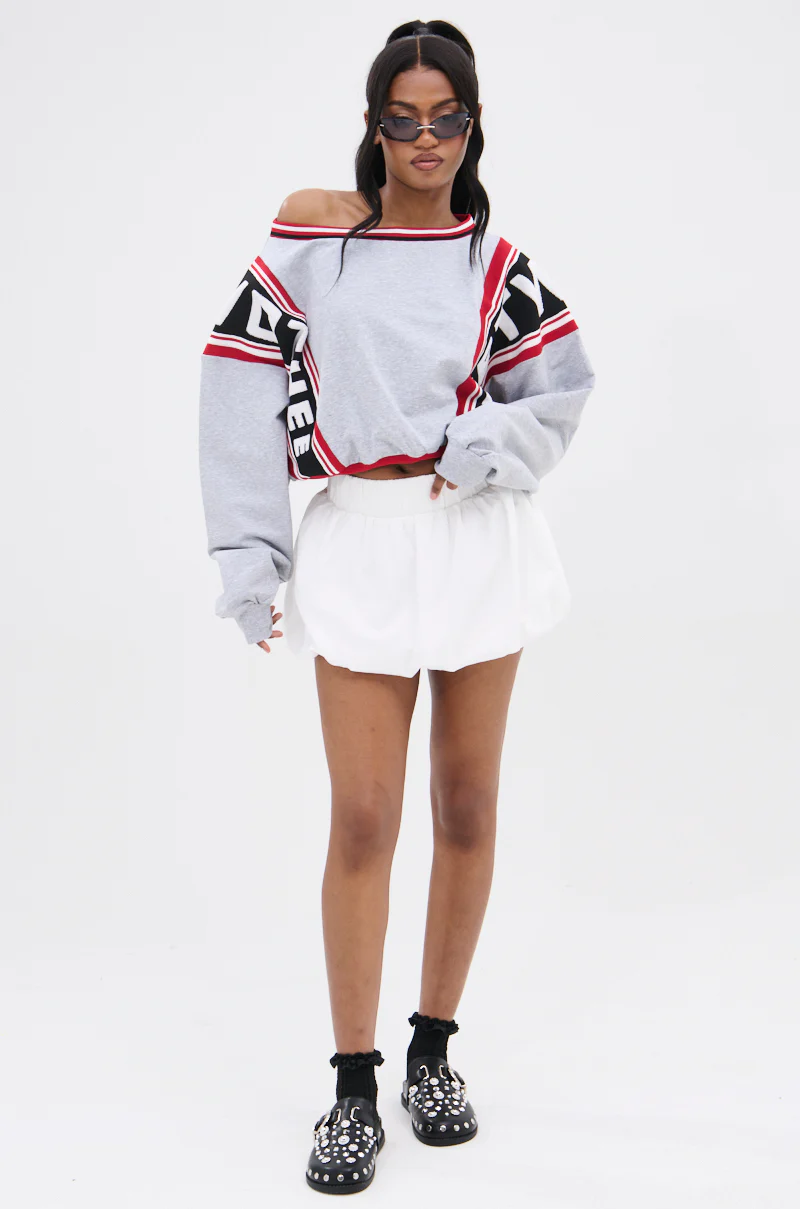 ONE TIME ONLY CROPPED SWEATSHIRT - Image 7