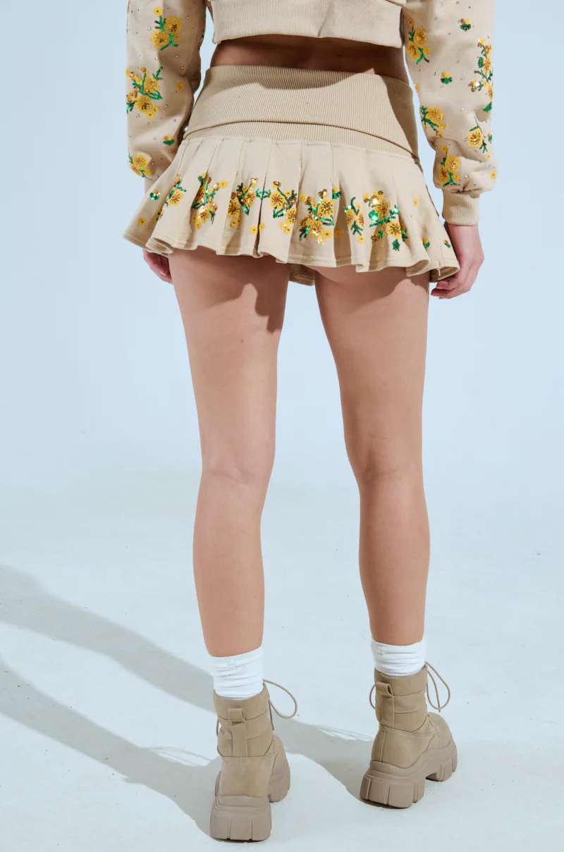 ONE TOO MANY TIMES MINI PLEATED SKIRT - Image 2