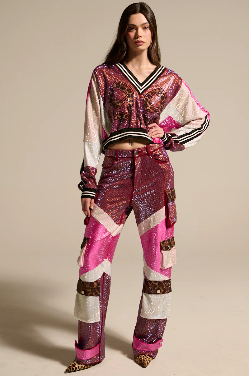 ONLY THE COOLEST RHINESTONE JERSEY SWEATSHIRT - Image 7