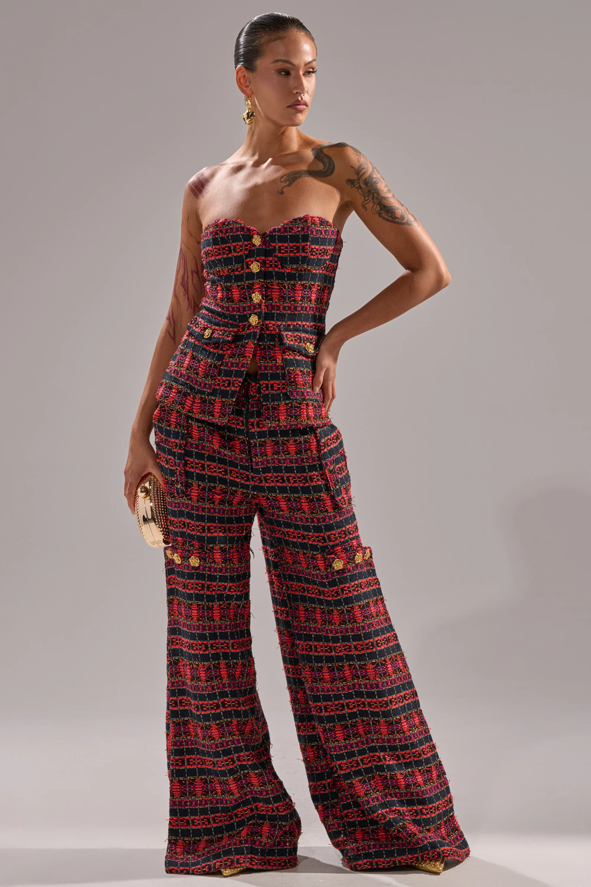 ONLY THINK ABOUT YOU CORSET IN TWEED - Image 5
