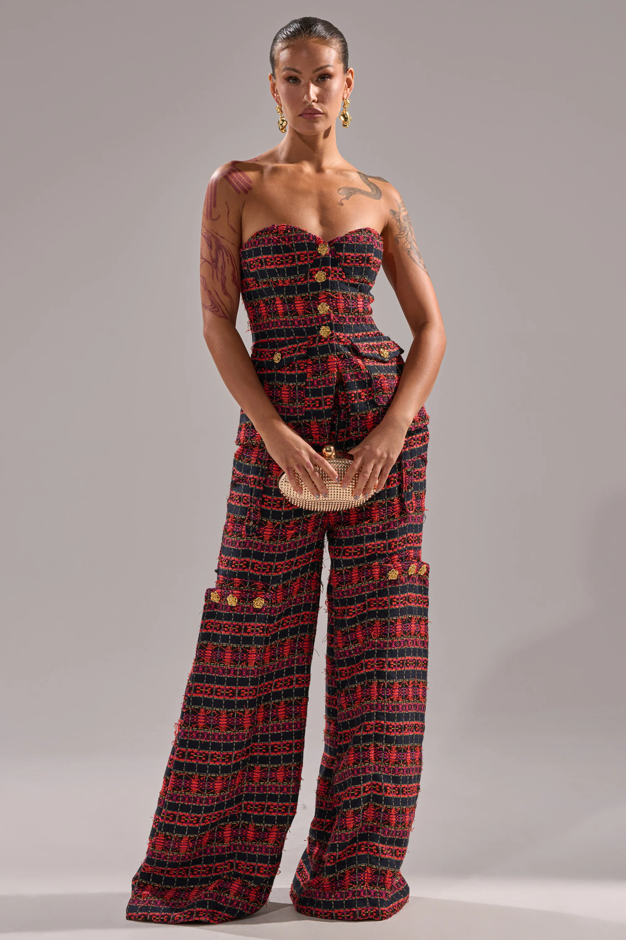 ONLY THINK ABOUT YOU CORSET IN TWEED - Image 6