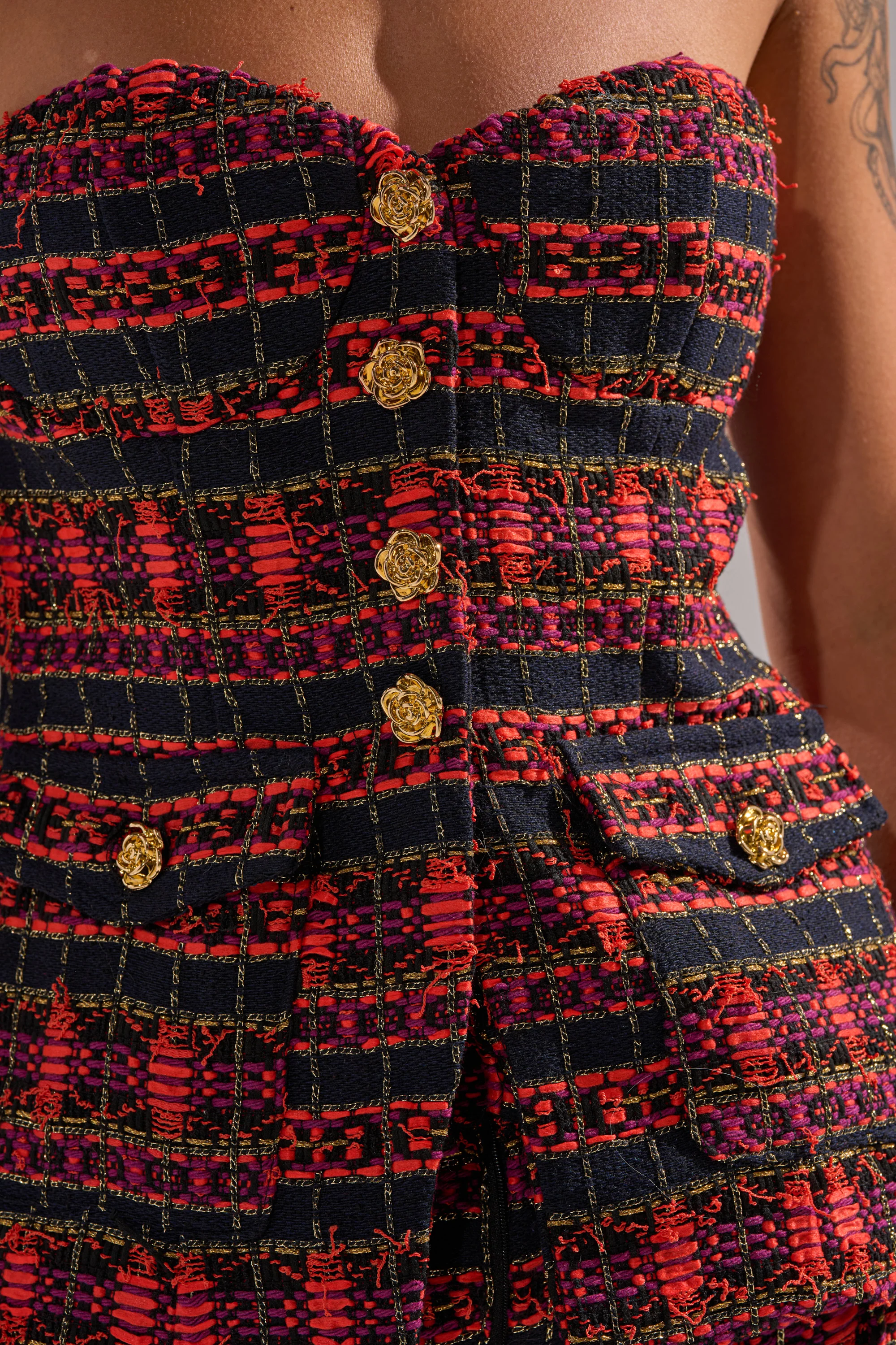 ONLY THINK ABOUT YOU CORSET IN TWEED - Image 8