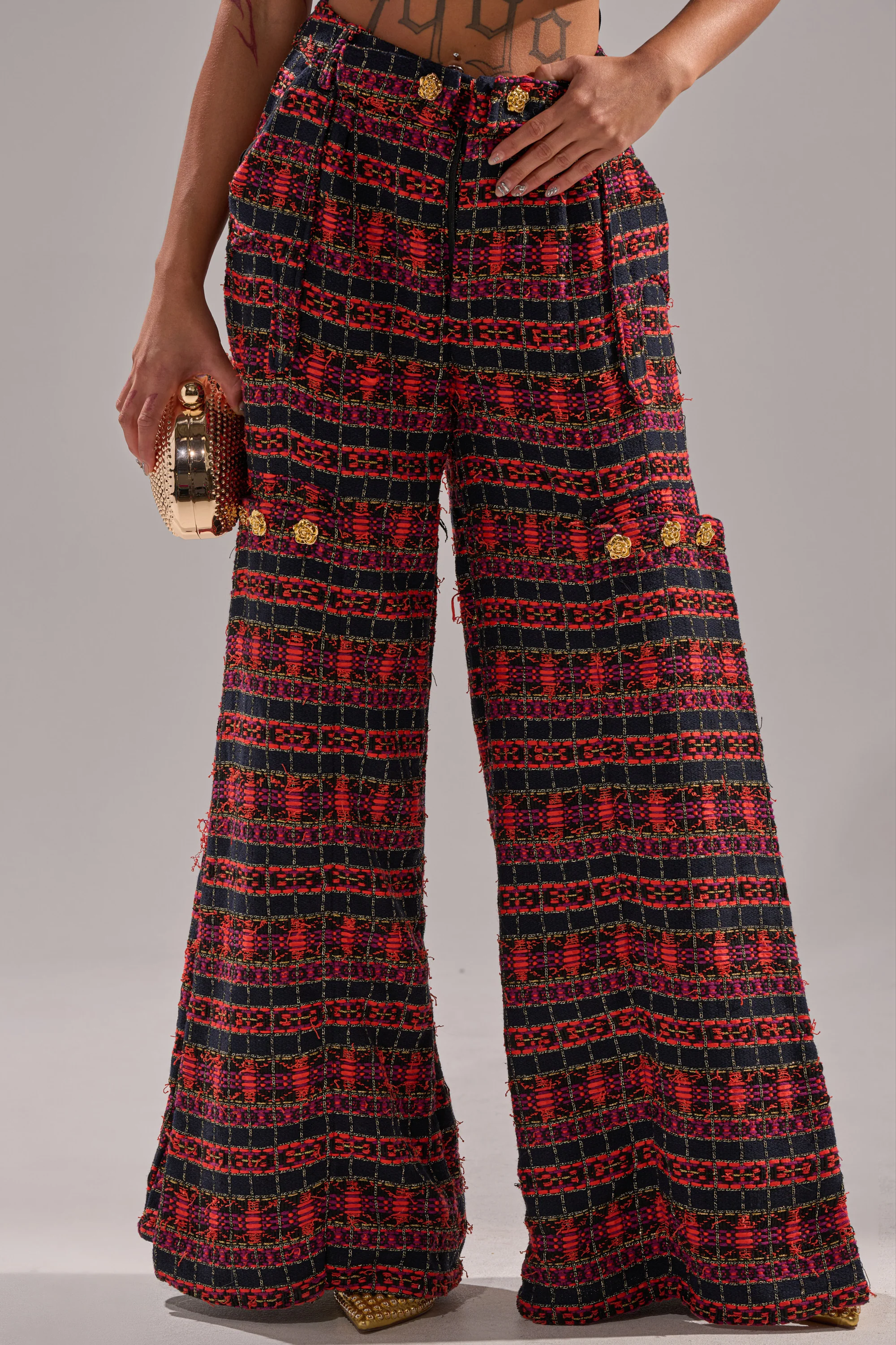 ONLY THINK ABOUT YOU TROUSER IN TWEED - Image 3