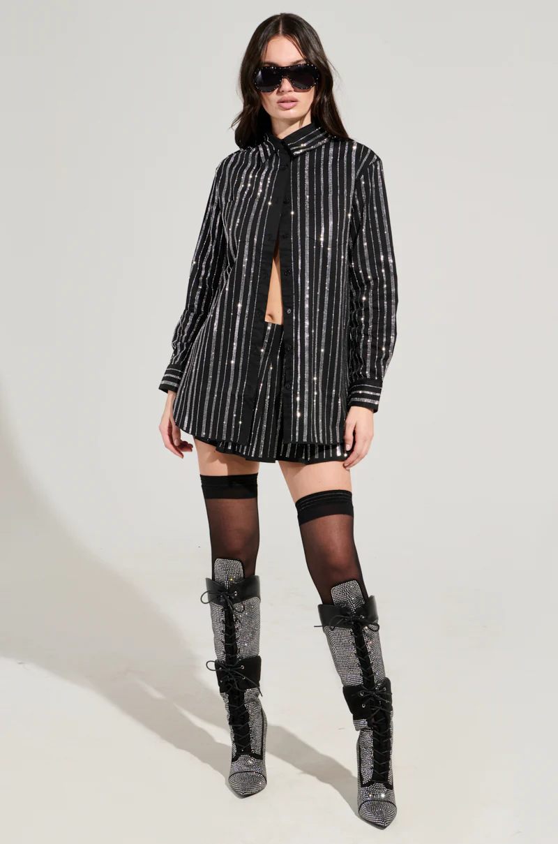 ONTO THE NEXT EMBELLISHED BUTTON DOWN TOP - Image 6
