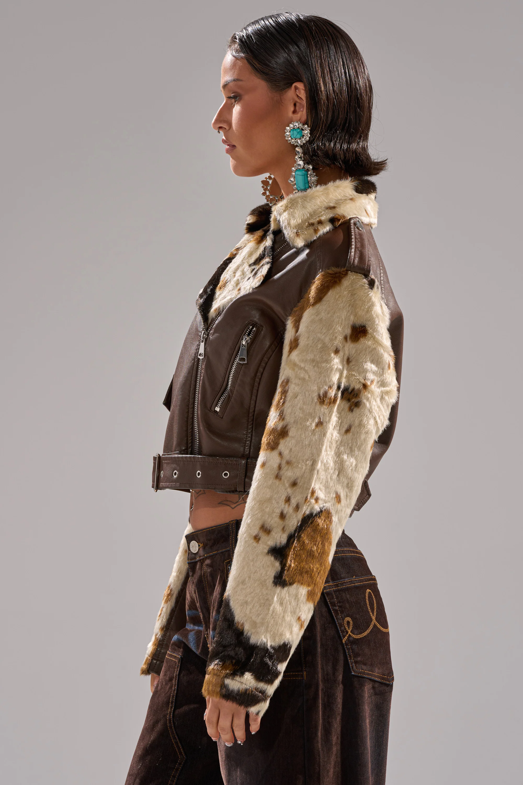 OUT WEST CROPPED MOTO - Image 8