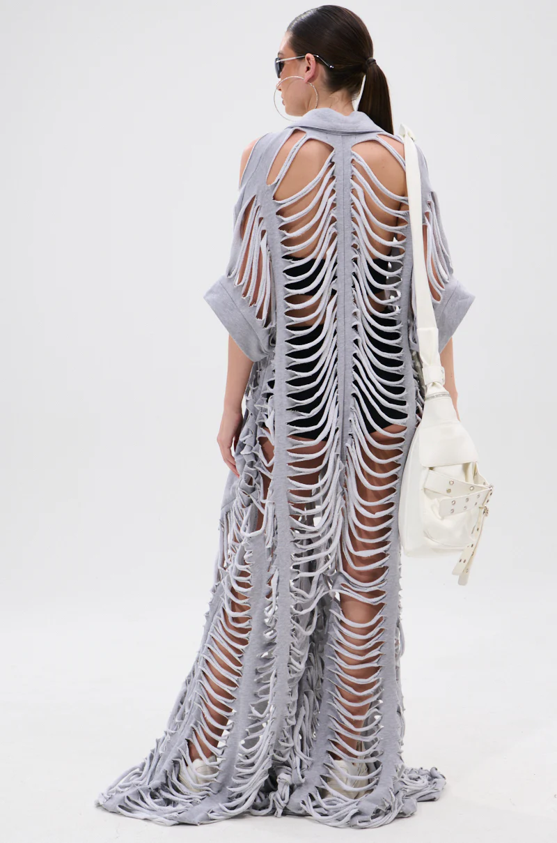 OVER IT DISTRESSED FRENCH TERRY JUMPSUIT - Image 6