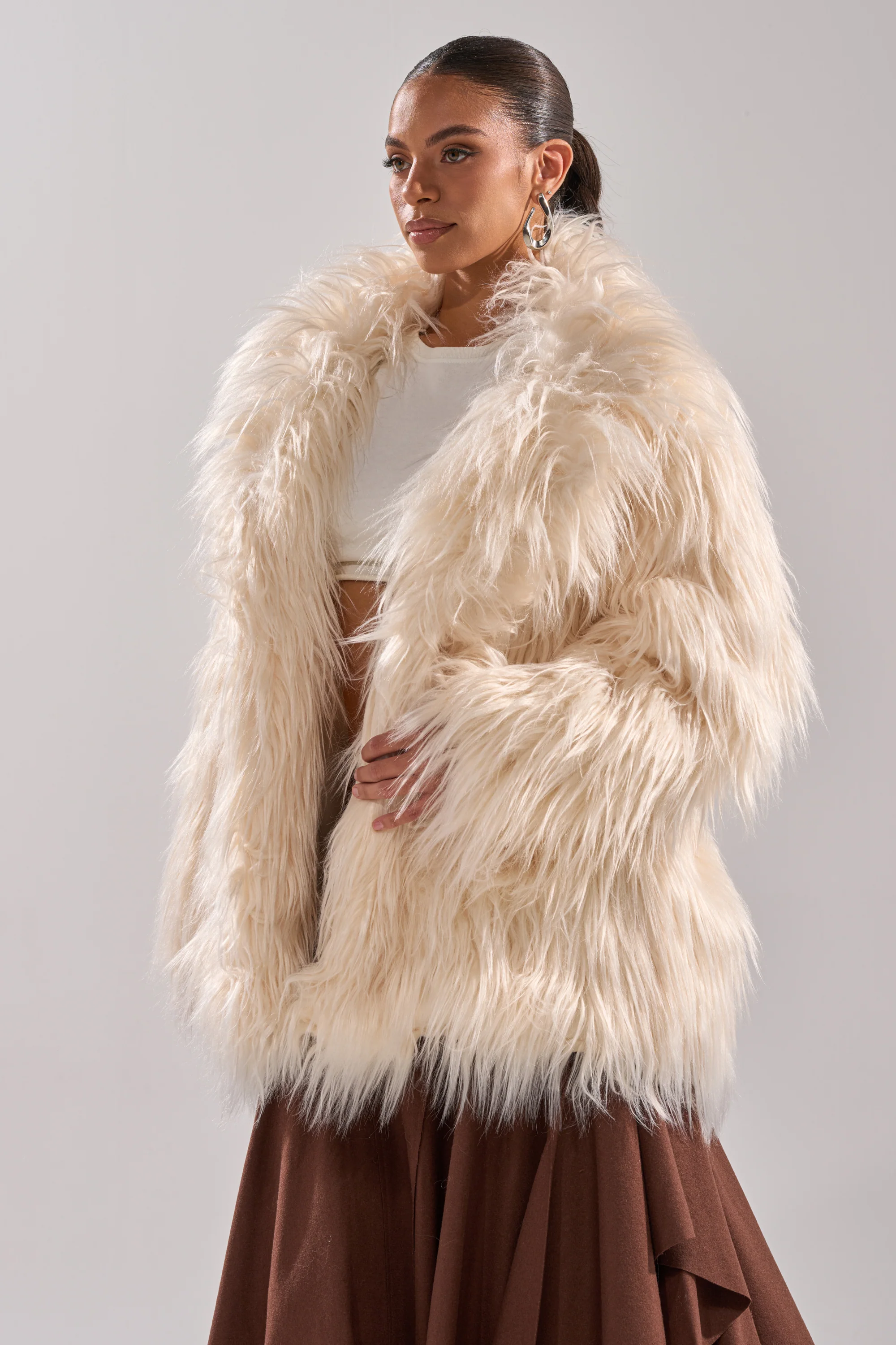 PARK CITY FAUX FUR COAT - Image 2