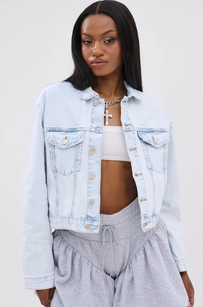PARTY IN THE BACK DENIM JACKET - Image 3