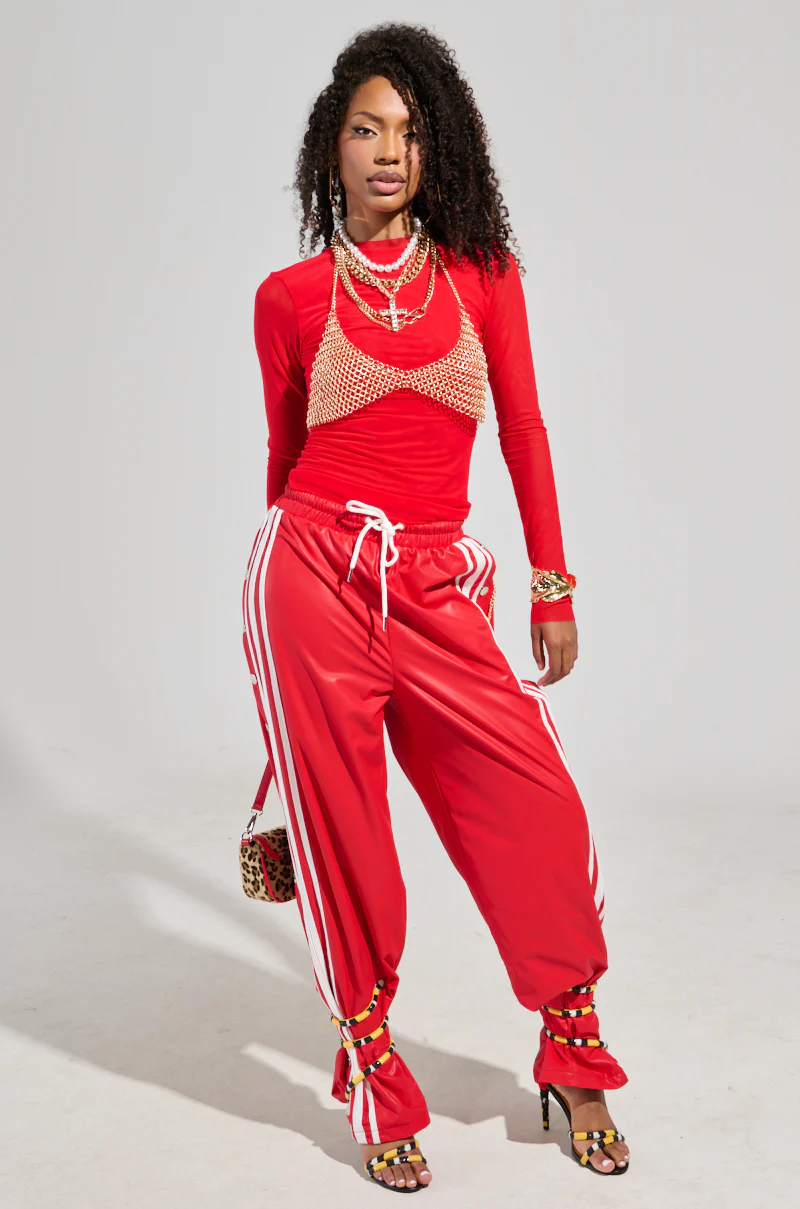 PAXTON DOUBLE LINED MESH LONG SLEEVE TOP - Image 5