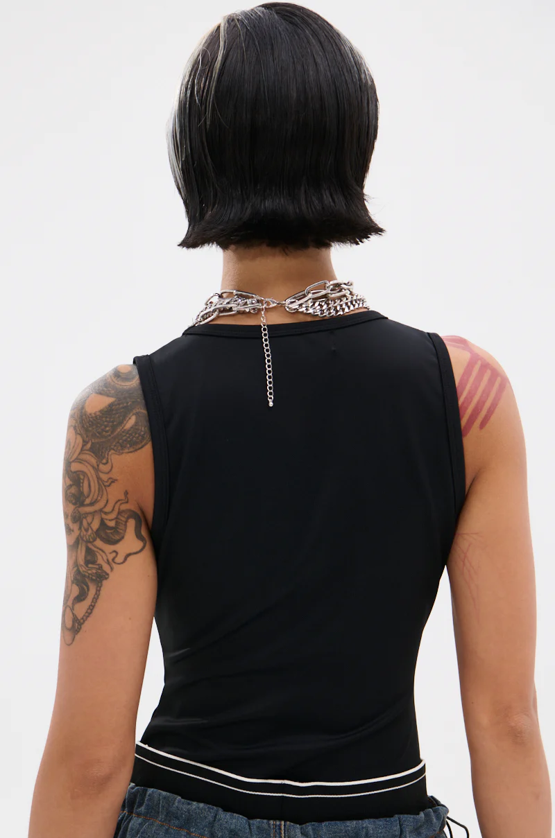 PAXTON PLUNGE SLEEVELESS BODYSUIT - Image 4