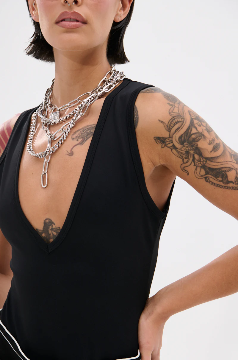PAXTON PLUNGE SLEEVELESS BODYSUIT - Image 7