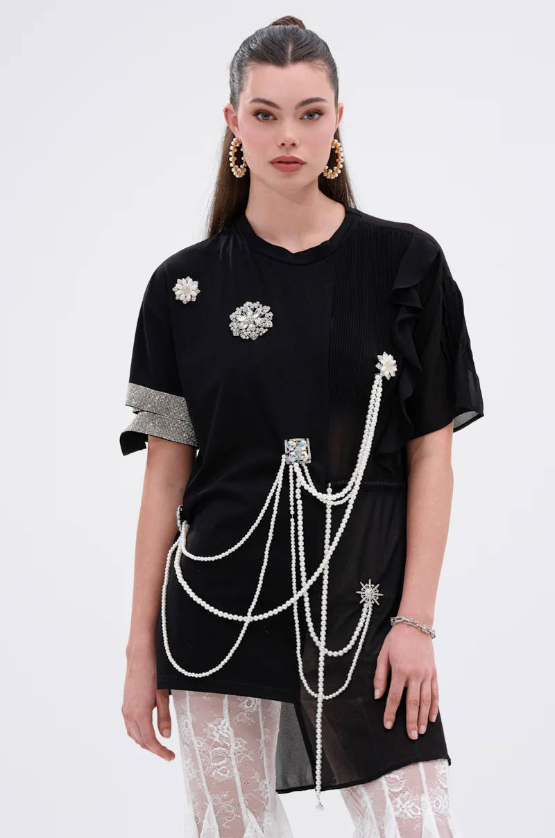 PEARL QUEEN OVERSIZED TEE