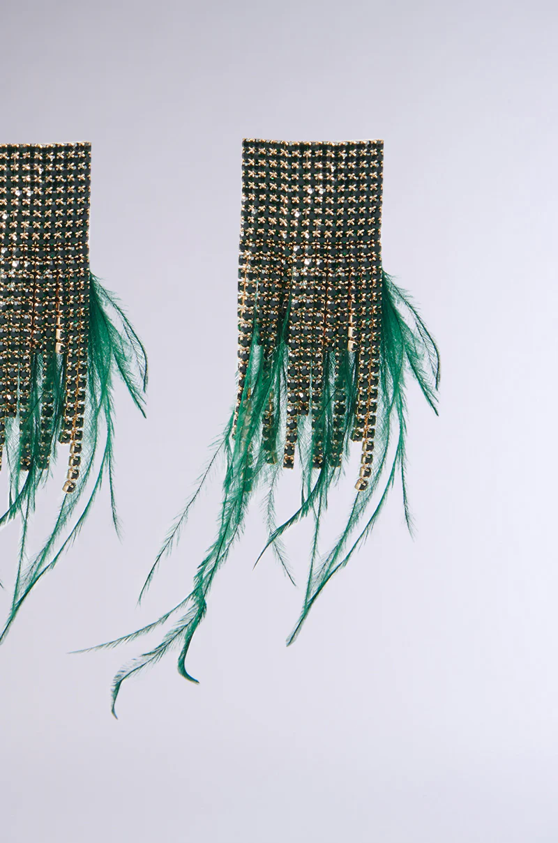 PENELOPE FEATHER EARRING - Image 4