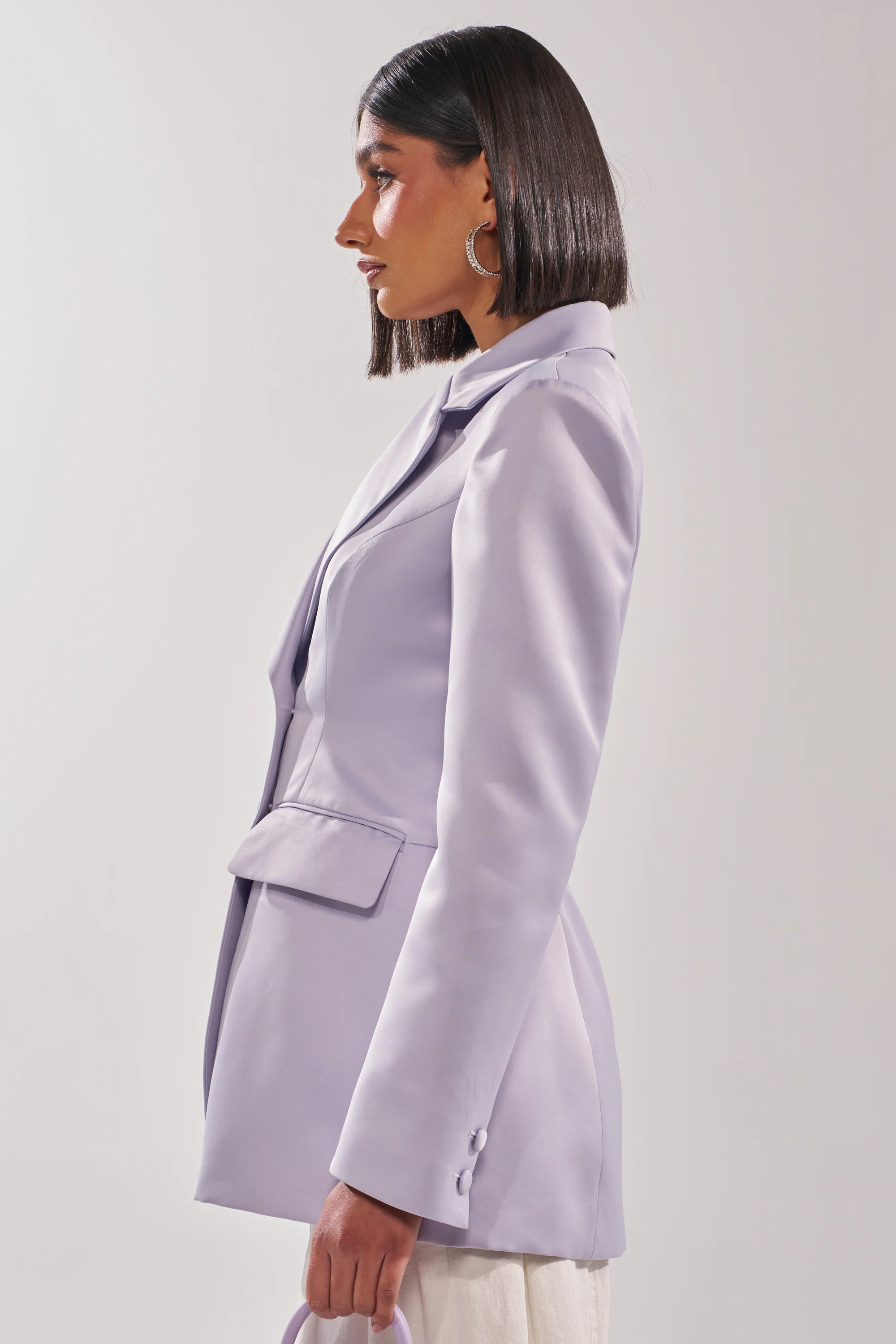 PERFECT FIT BLAZER IN LILAC - Image 3