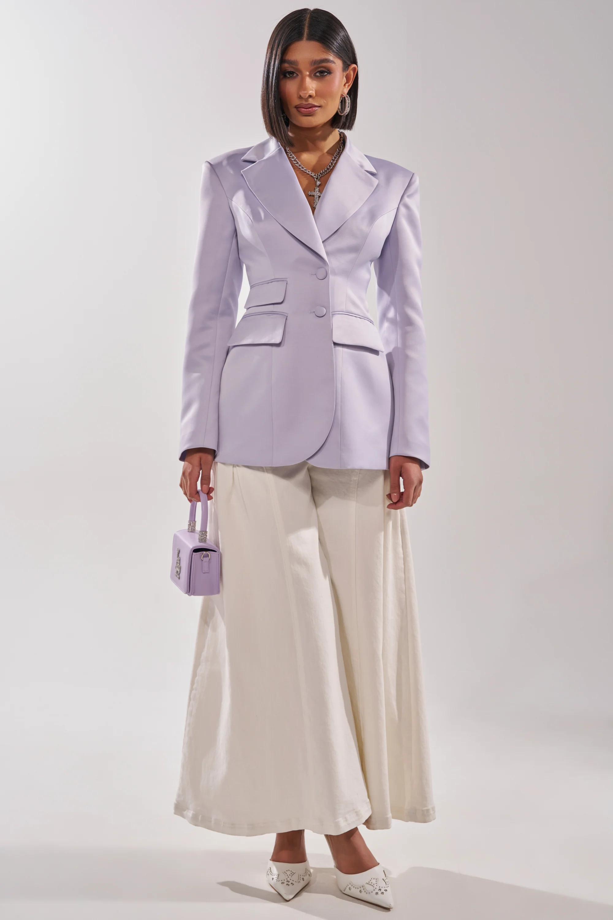 PERFECT FIT BLAZER IN LILAC - Image 6