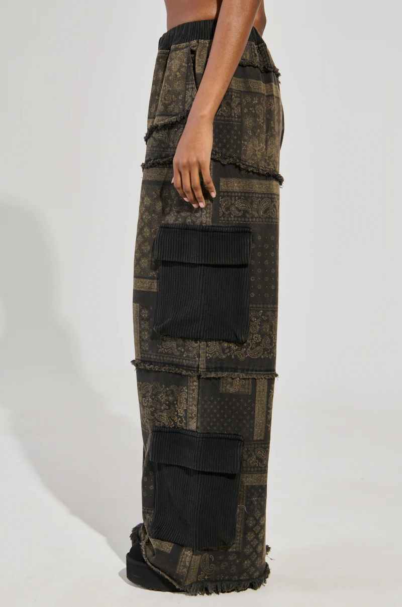 PHOENIX BLEACH WASHED CARGO PANTS - Image 4