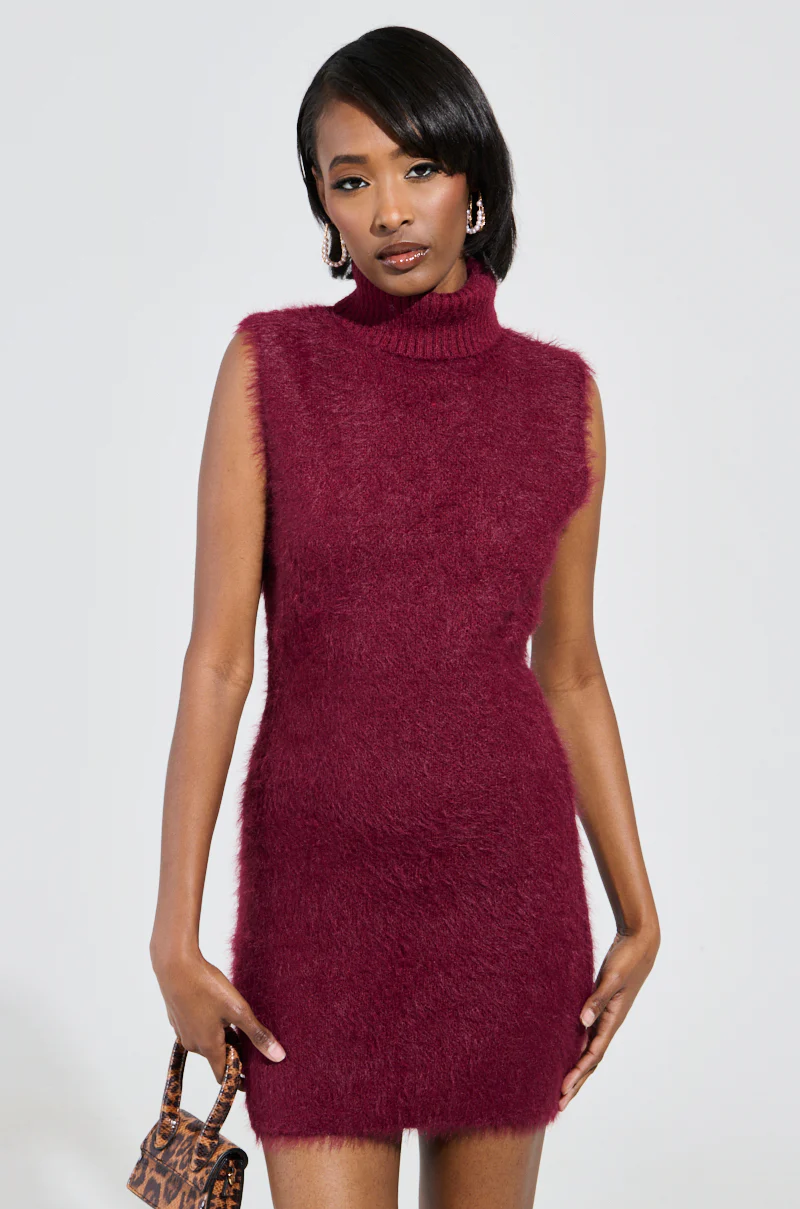 PINKY PROMISE SOFT KNIT MINI DRESS - Image 3