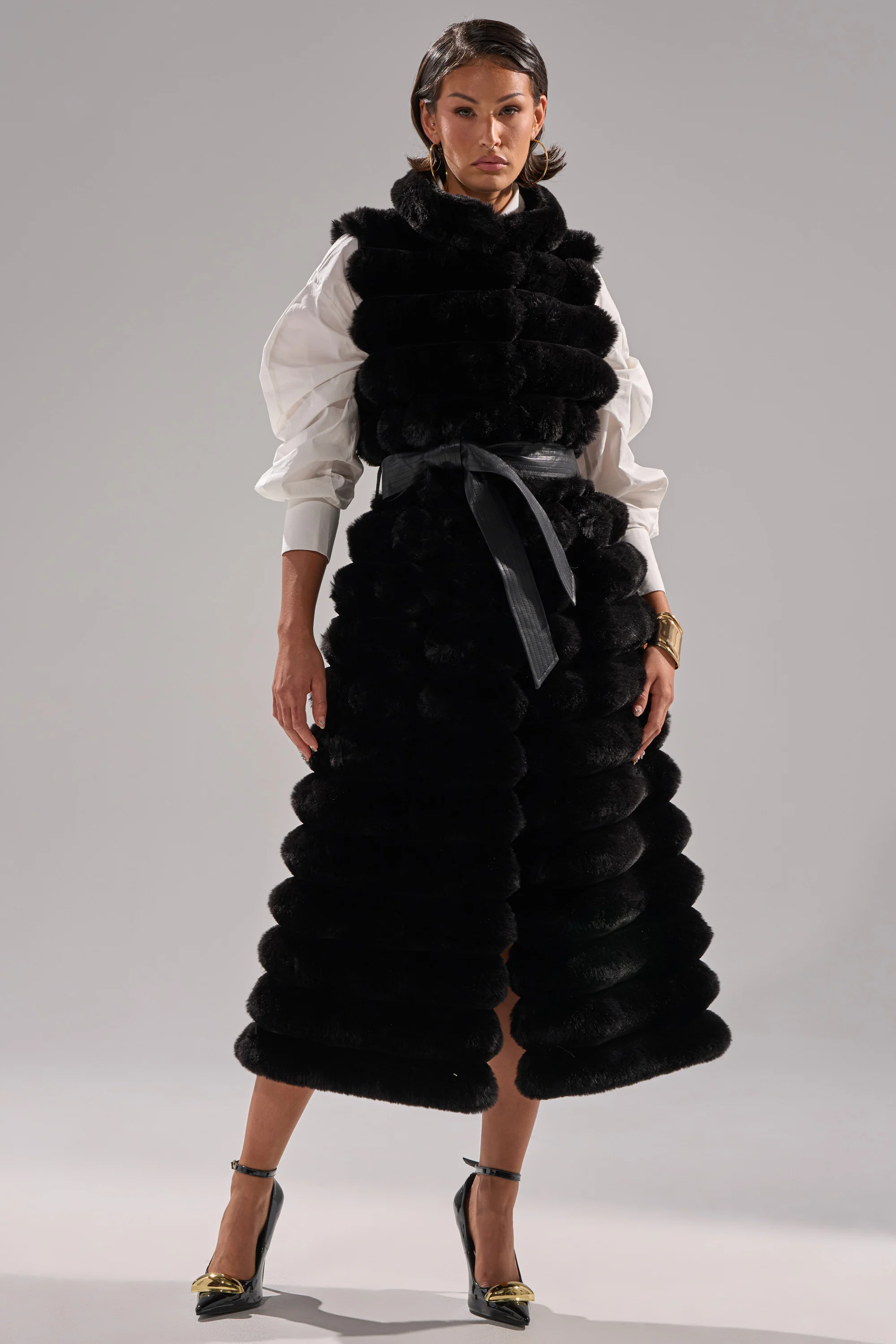 POPPY FAUX FUR VEST