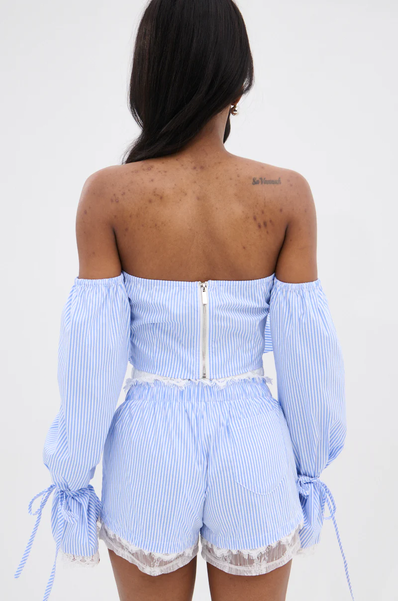 PRAIRIE CHIC OFF THE SHOULDER LONG SLEEVE BLOUSE - Image 3
