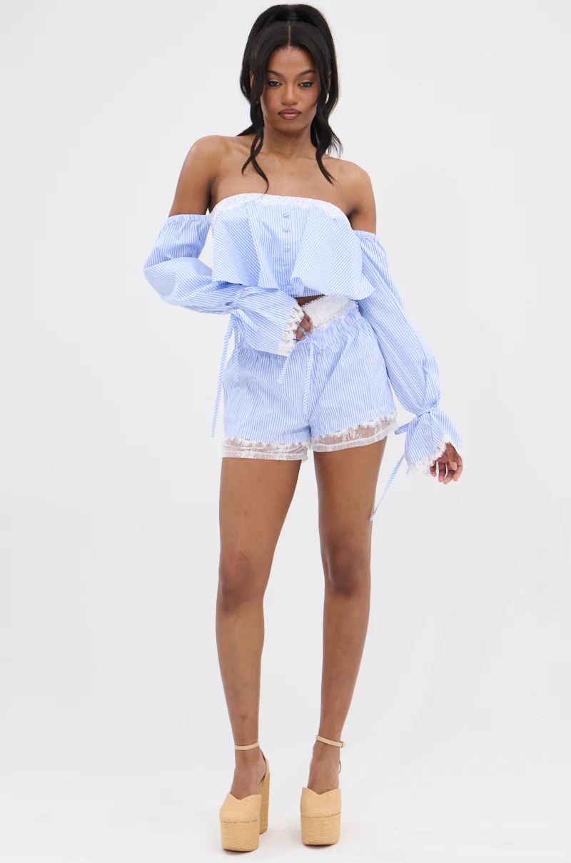 PRAIRIE CHIC OFF THE SHOULDER LONG SLEEVE BLOUSE - Image 4