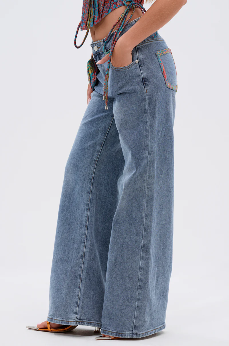 PRETTY GIRL PROBLEMS DENIM WITH BOW - Image 4