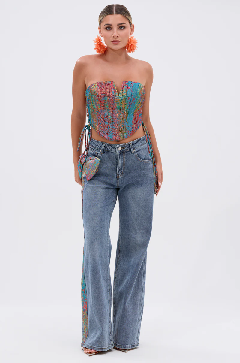 PRETTY GIRL PROBLEMS DENIM WITH BOW - Image 7