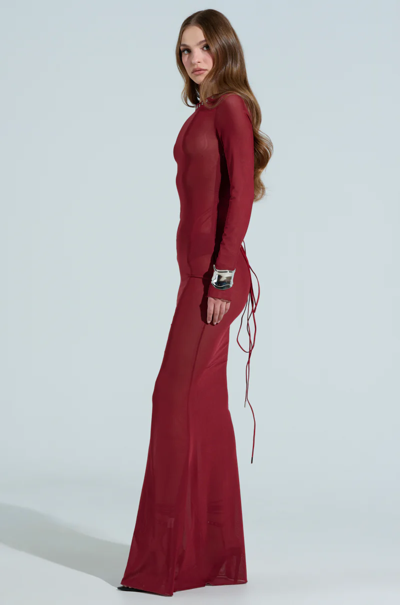 PRIME ENERGY MESH MAXI DRESS - Image 5
