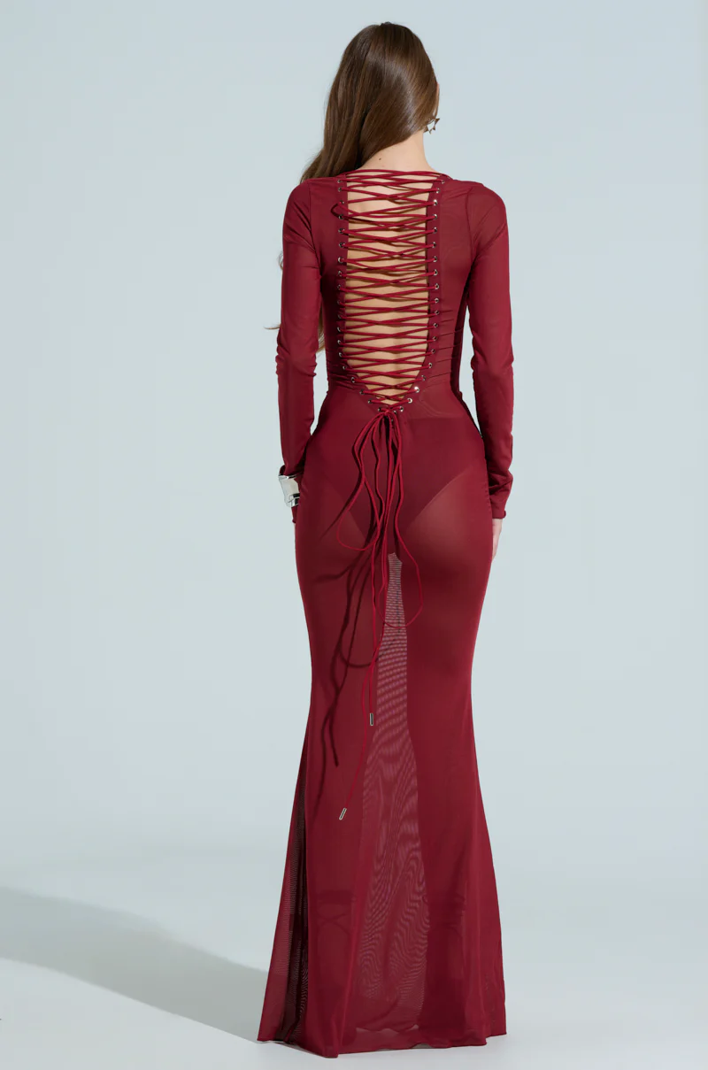 PRIME ENERGY MESH MAXI DRESS - Image 6