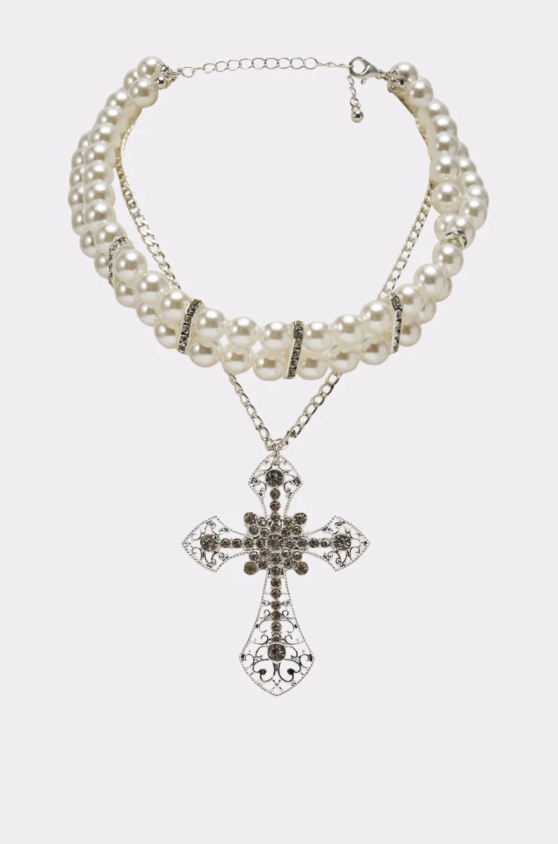 PURE CROSS NECKLACE