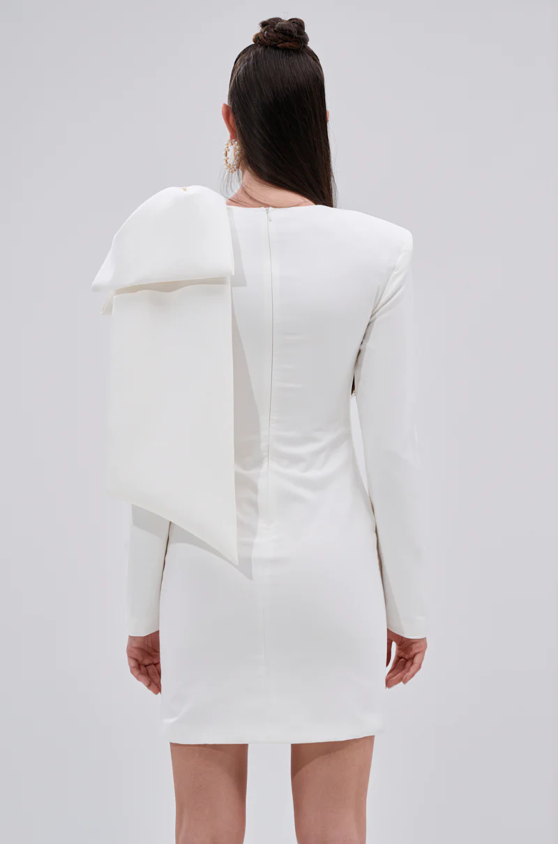 PUT A BOW ON IT MINI DRESS - Image 5