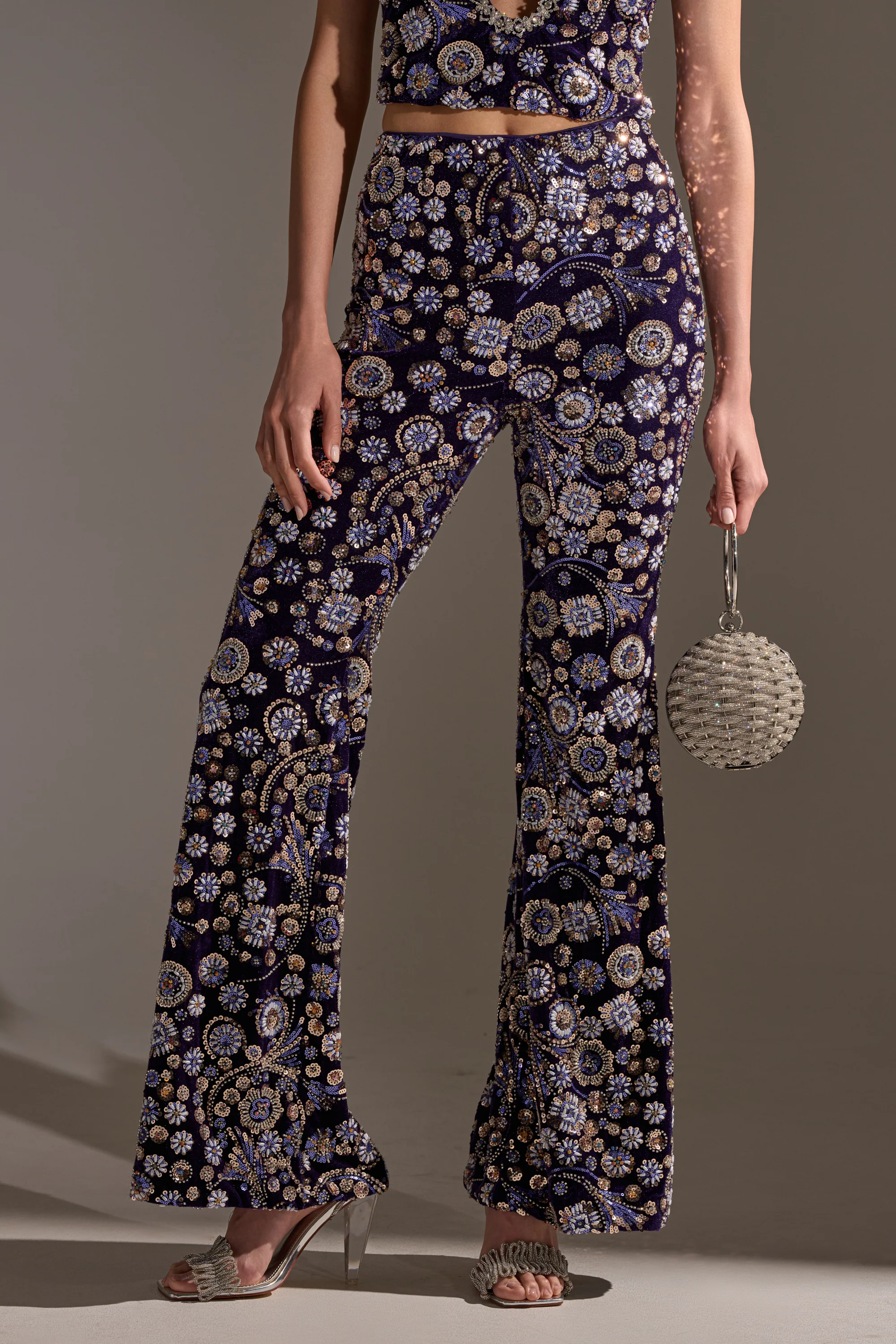 QUEEN OF EVERYTHING RHINESTONE TROUSER - Image 3