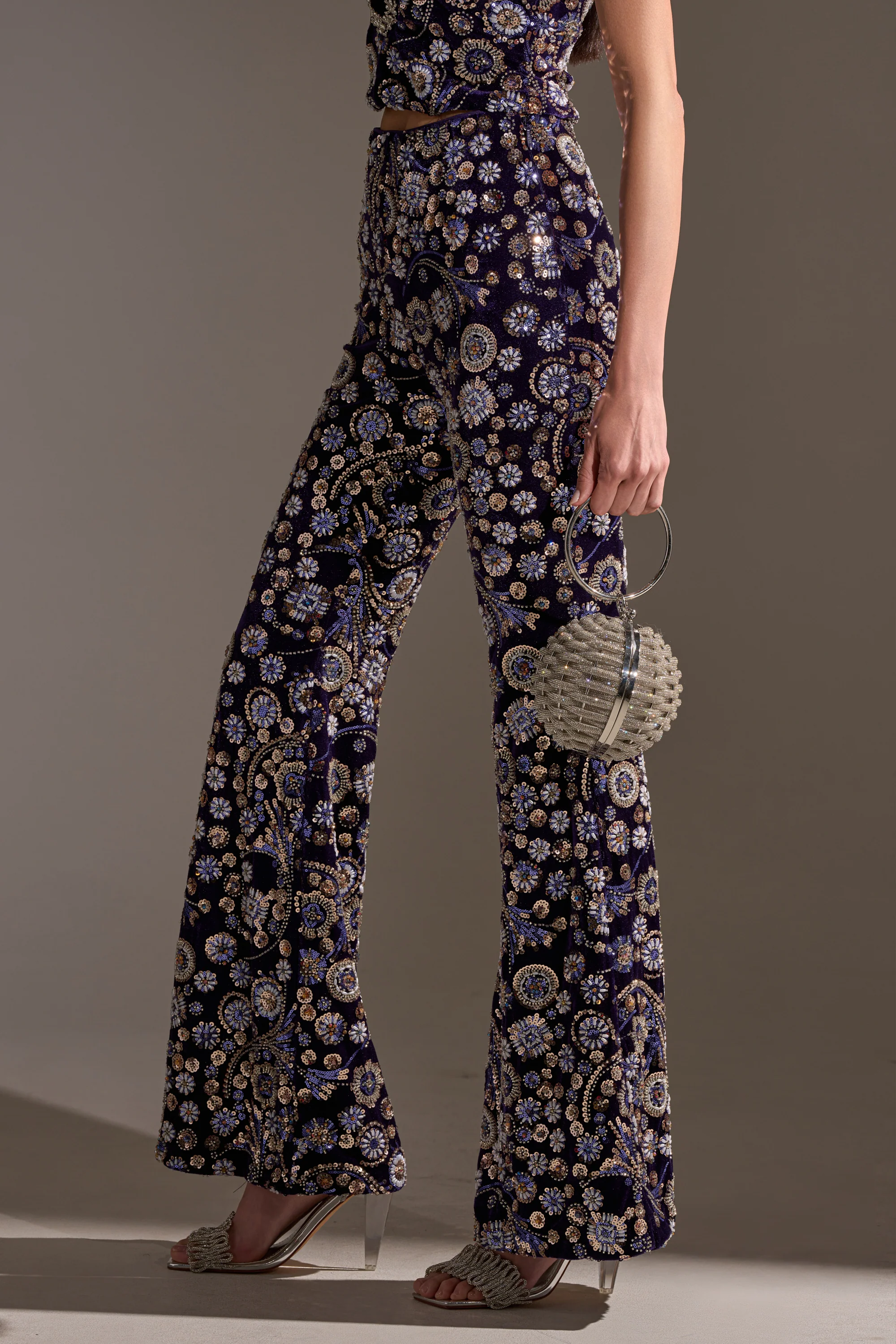 QUEEN OF EVERYTHING RHINESTONE TROUSER - Image 4