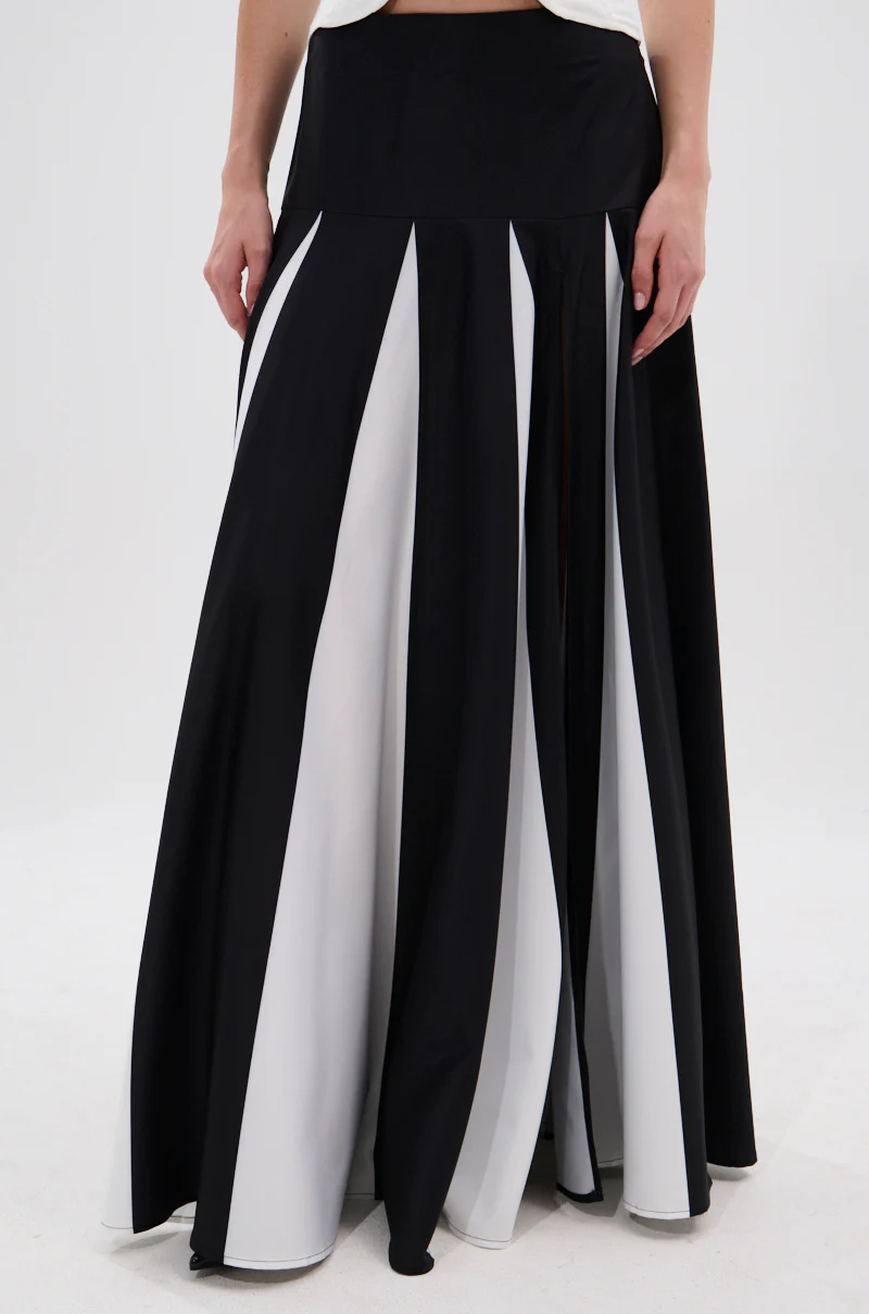 RACHEL SATIN MAXI SKIRT - Image 3