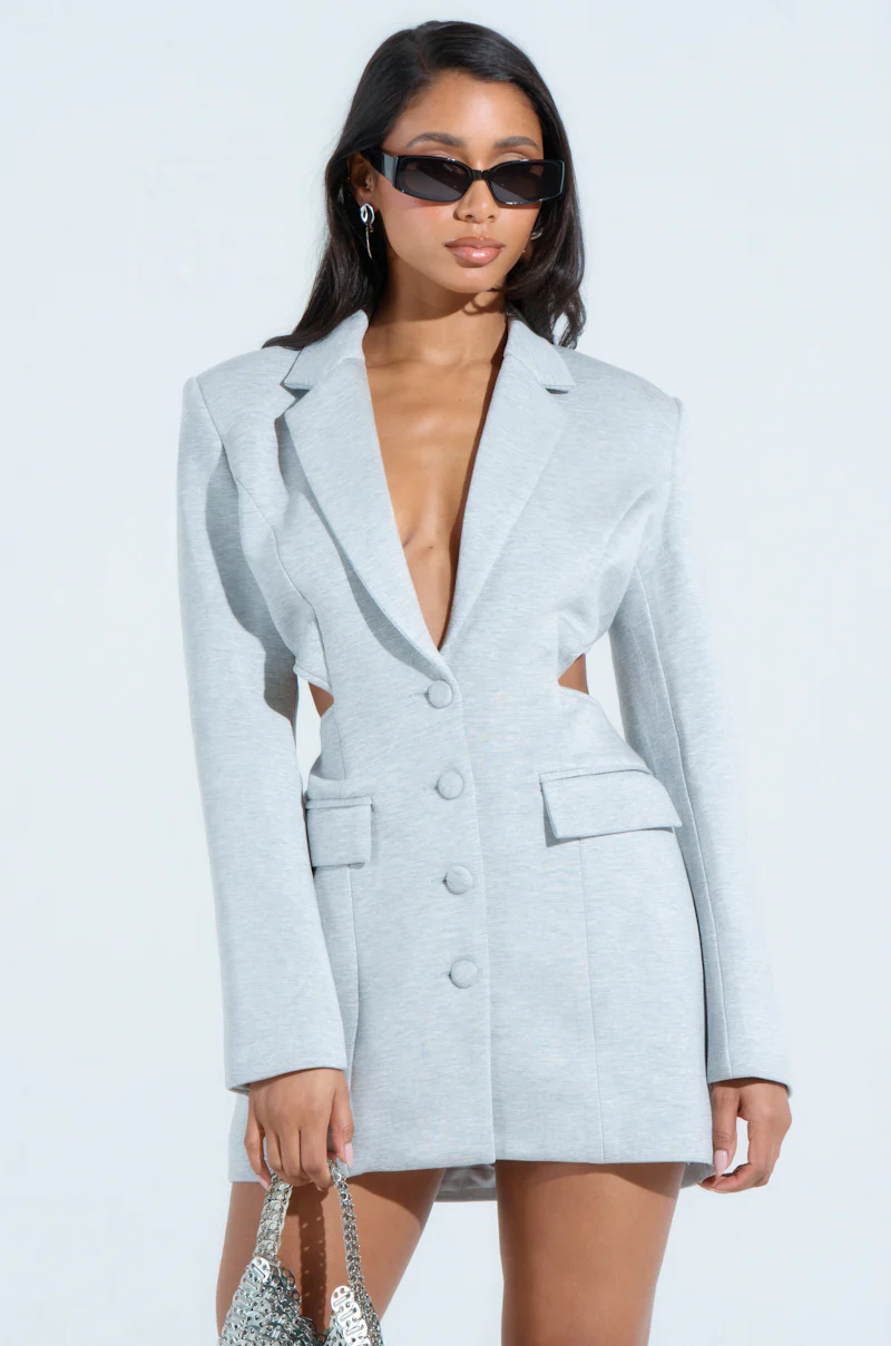 RACHEL SCUBA BLAZER DRESS - Image 2