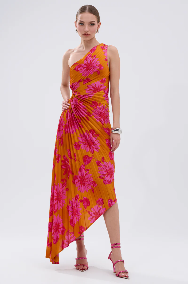 RADIANT ENERGY PRINTED MIDI DRESS - Image 3
