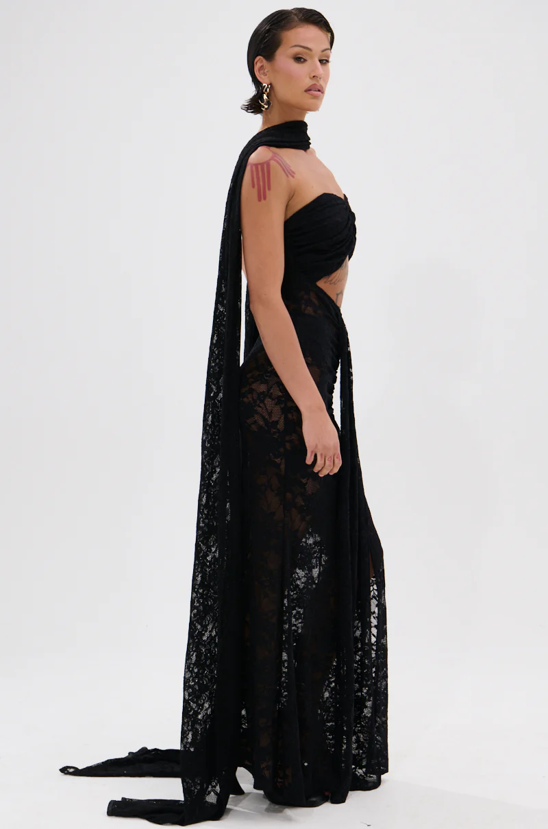 READY FOR A NIGHT OUT LACE MAXI DRESS - Image 8