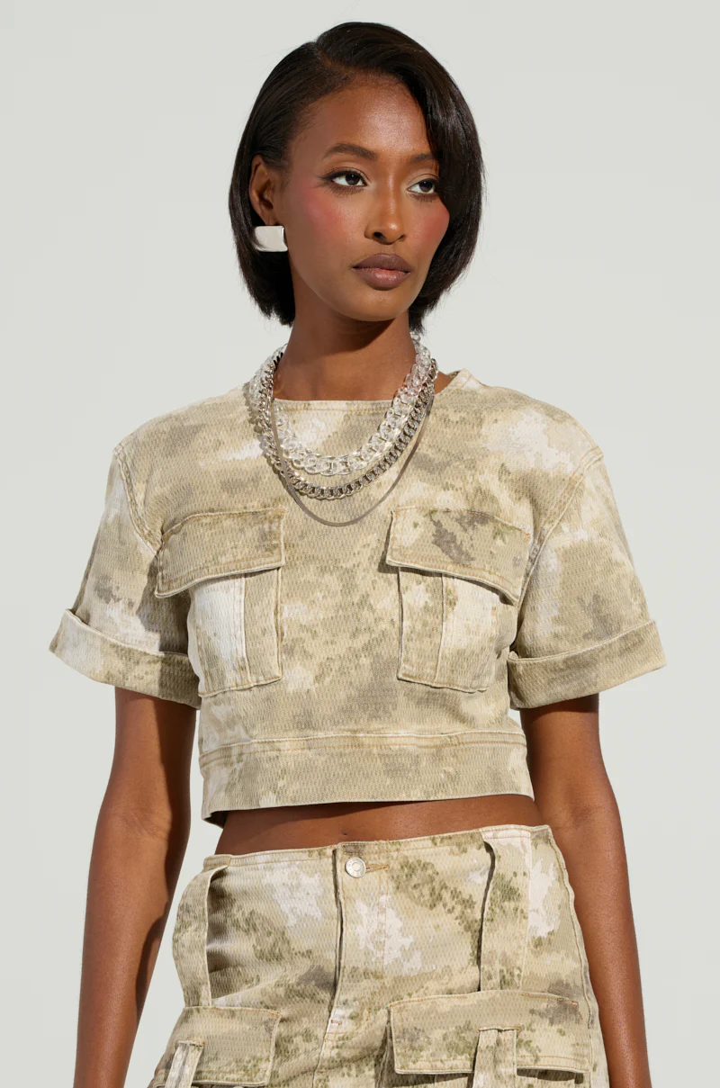 READY FOR WHATEVER CAMO SHORT SLEEVE SHIRT