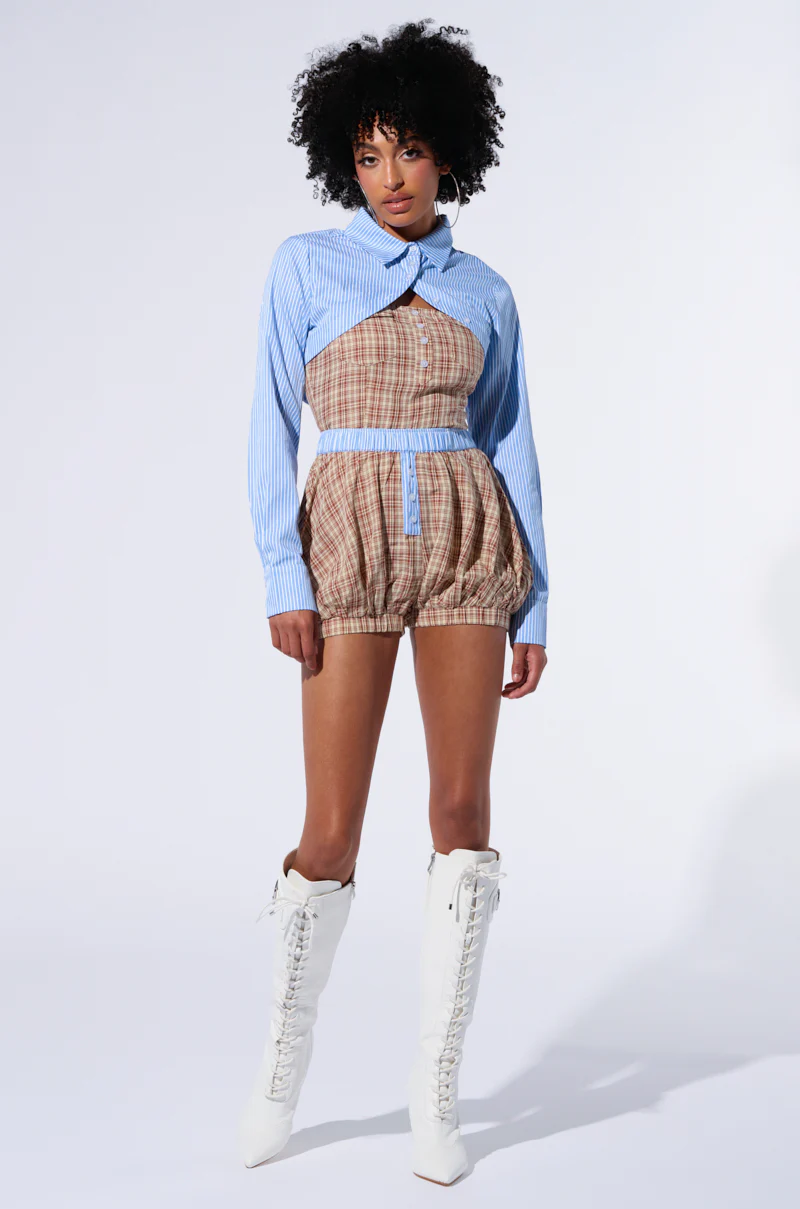 REAL LOVE PLAID TOP - Image 6