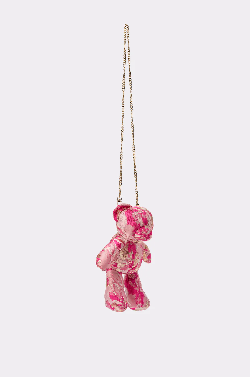 REALLY ME BROCADE BEAR BAG - Image 3