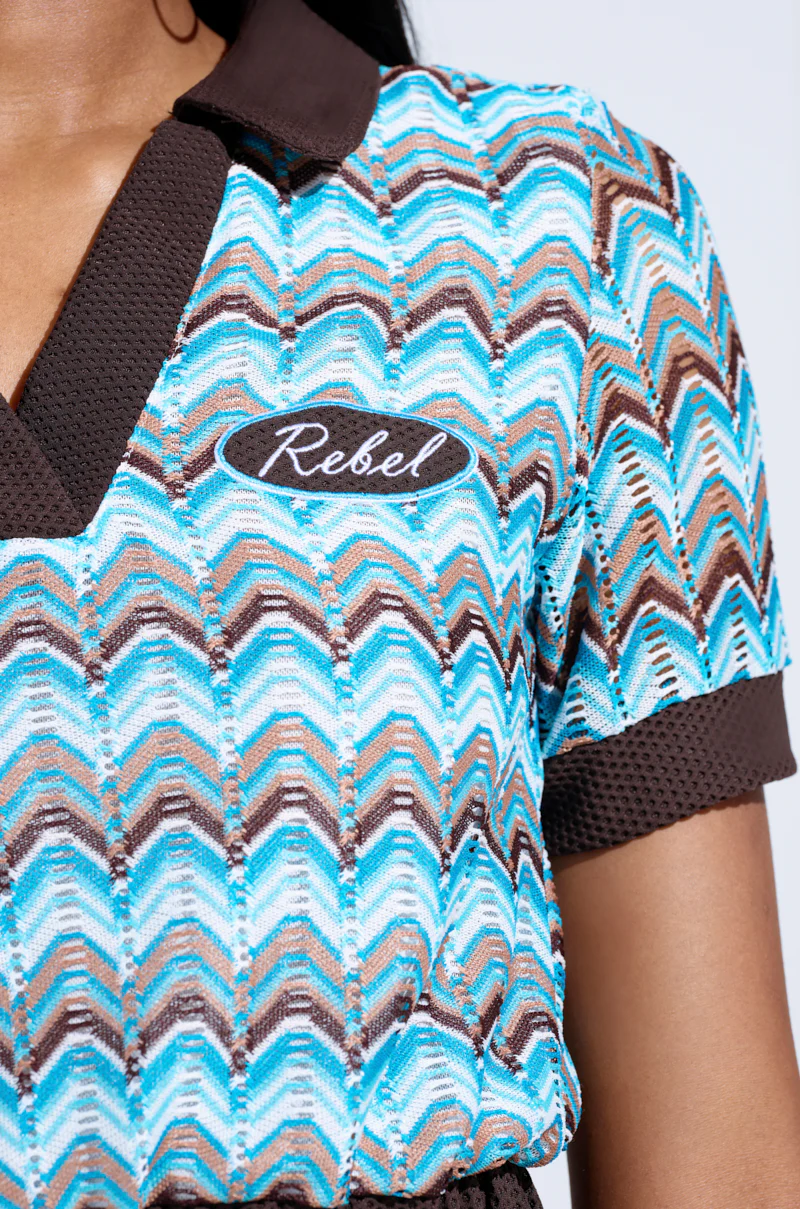 REBEL COLLARED TOP - Image 8