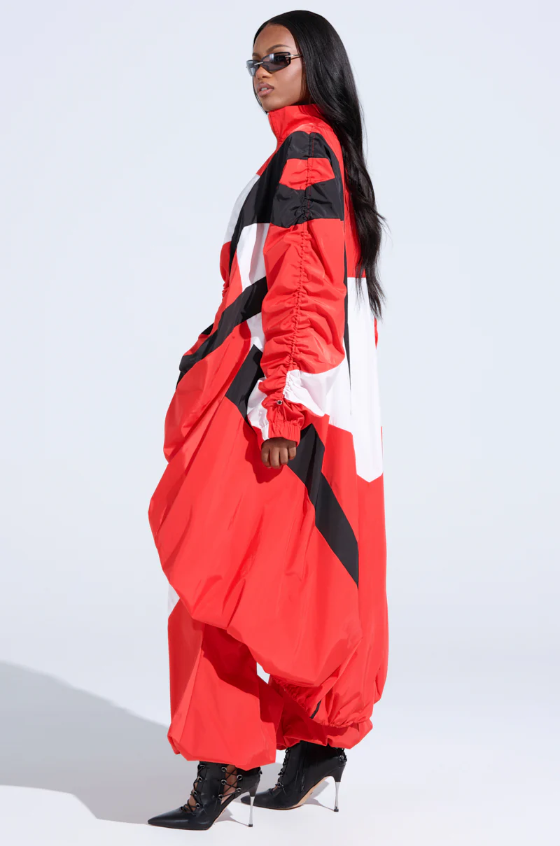RED ALERT WINDBREAKER TRENCH - Image 5