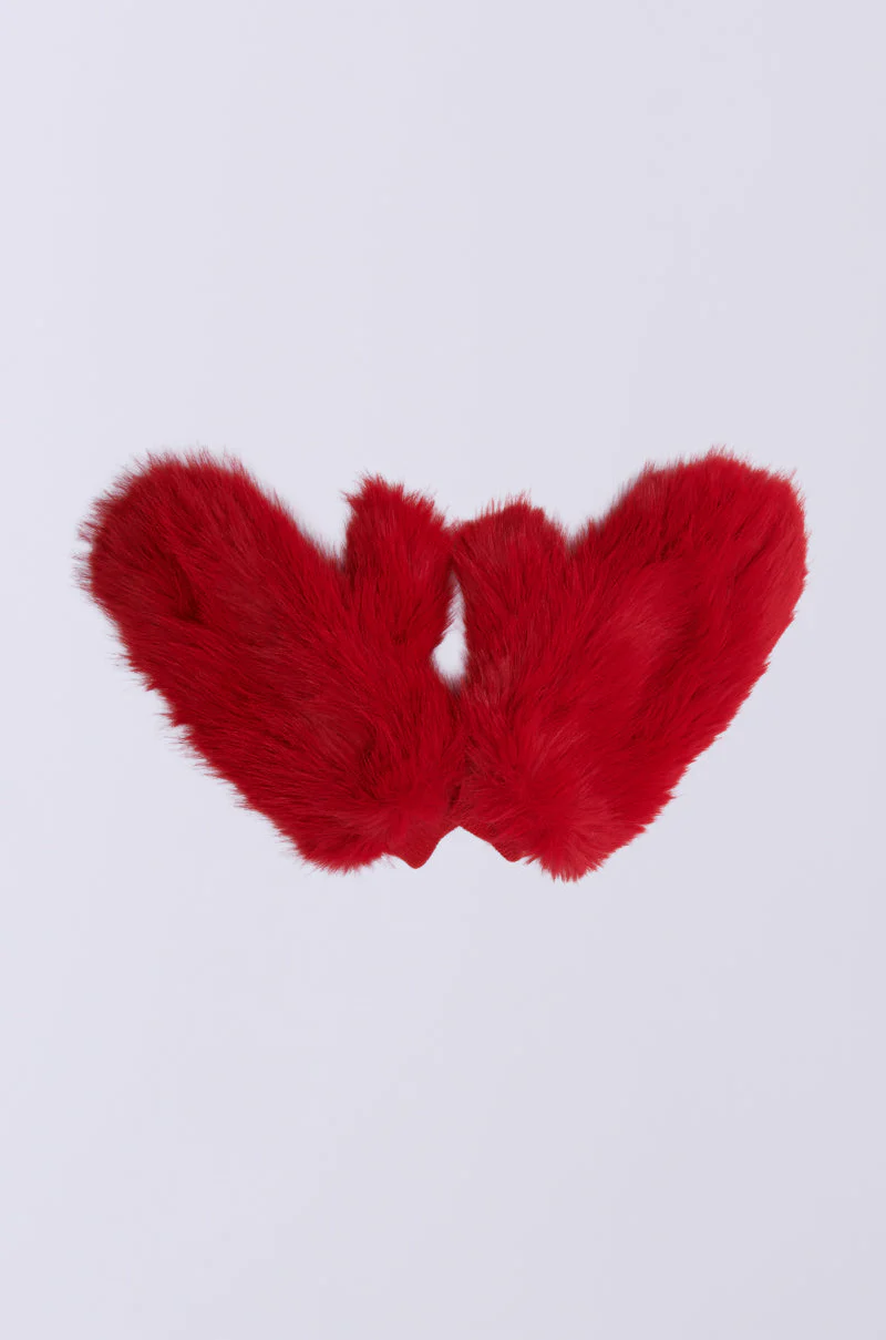 REDDY FAUX FUR GLOVES